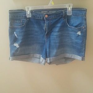Old navy distressed shorts